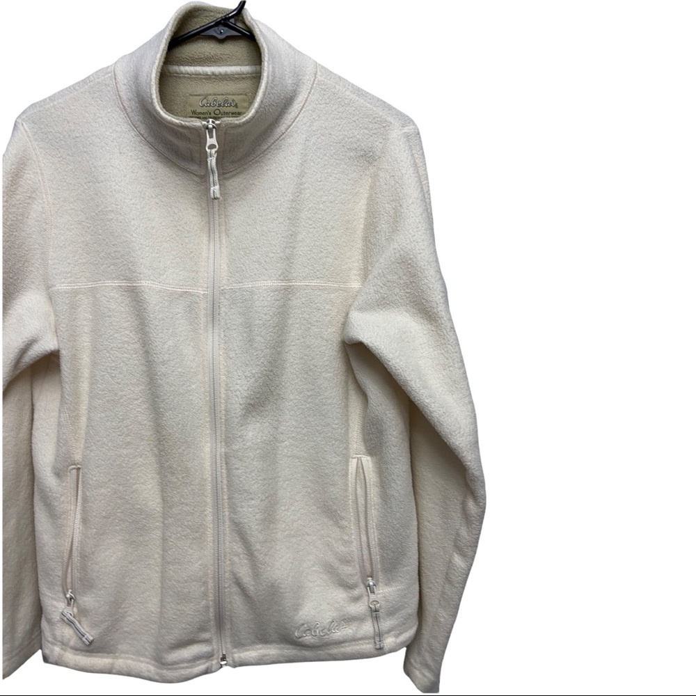 Cabelas’s women outerwear fleece zipper size large